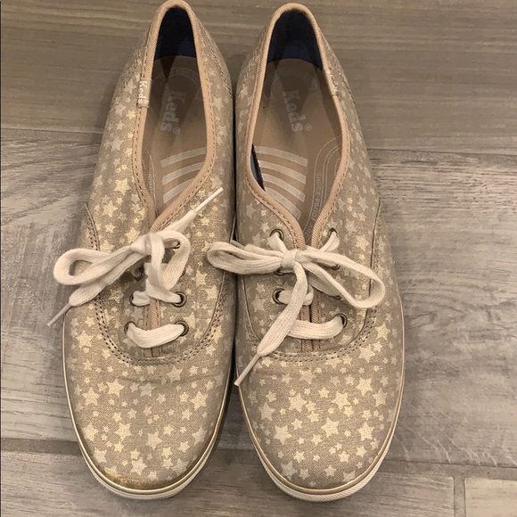 Keds Shoes - Gold meds with stars